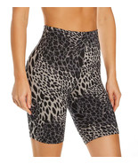 HUE Essentials Wavy Leopard Bike Shorts Black Size Small $25 - NWT - £7.02 GBP