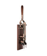 BOJ Professional Wine Opener Old Copper, Sapele-Backed Wall Mounted Corkscrew (2 - $414.00 - $465.00
