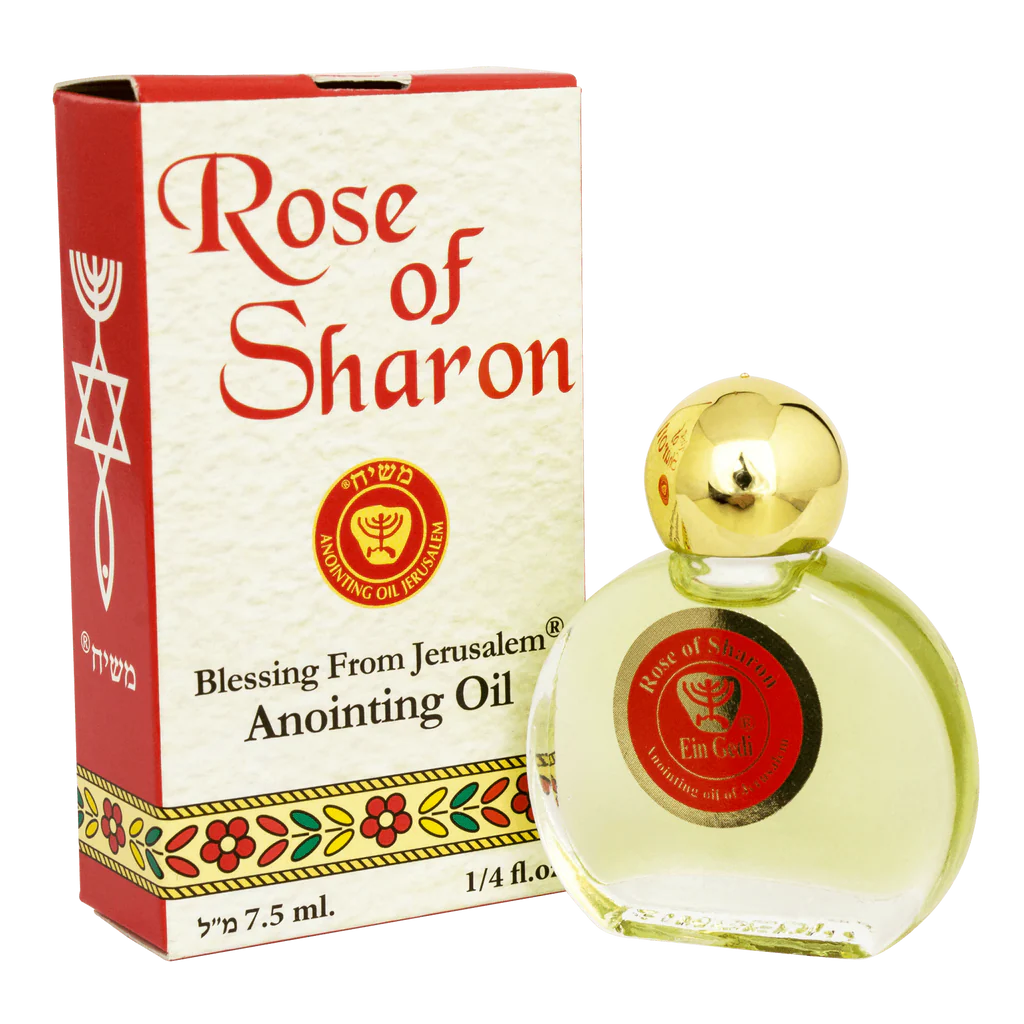 Aromatic Rose of Sharon Anointing Oil Ein Gedi Prayer Bottle 0.25fl.oz/7... - $14.55