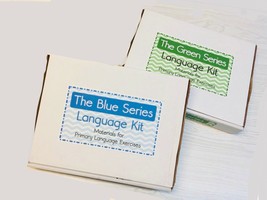 The  Blue &amp; Green Series - 2 Complete Language Kits - Montessori BUNDLED - £234.46 GBP