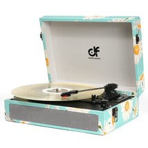 Vinyl Record Player Bluetooth Record Player With Built-In Speakers, Vint... - $109.99