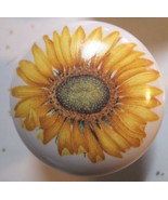 Cabinet Knobs Knob w/ Sunflower #9 FLOWER - £4.08 GBP