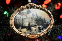 Hallmark - Victorian Christmas - Thomas Kinkade - 1st in Series - Ornament - £10.87 GBP