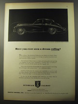 1953 Sunbeam-Talbot 90 Sedan Ad - art by Alexis De Sakhnoffsky - $18.49