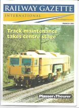 Railway Gazette International magazine - March 2001  DH - $94.95 MXN