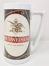 Vtg National Brewing Co Budweiser King of Beers Thermo-serv Plastic Beer Mug W5 - £23.58 GBP