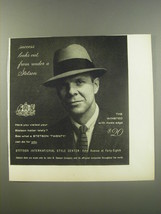 1956 Stetson Winsted Hat Advertisement - Success looks out from under a Stetson - £14.44 GBP