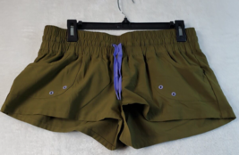 Patagonia Shorts Womens Size Medium Green Polyester Pockets Pull On Draw... - $21.15