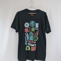 Time Machines T-Shirt Busted Tees Navy Mens Medium New - £19.95 GBP