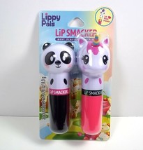 Lip Smacker Lippy Pals 2 pack lip balm Cuddly Cream Puff & Unicorn Magic flavors - $12.95