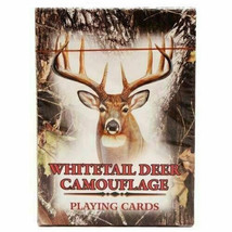 Rivers Edge Whitetail Deer Mossy Oak Camouflage Playing Cards - £11.06 GBP