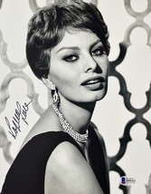 Sophia Loren Autographed Signed 8x10 Photo Lovely Beckett Certified B90321 - £103.90 GBP
