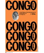 Political Solidarity POSTER.CONGO President Patrick Lumumba.Africa.Art.a61 - £10.50 GBP