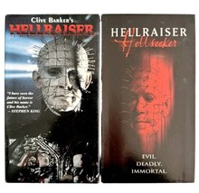 Hellraiser Lot Of 2 VHS Horror Vintage Classic Scifi Gothic Clive Barker... - £19.65 GBP