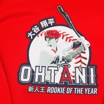 2019 Shohei Ohtani LA Angels Rookie of the Year Red Sweater SGA 4/30/19 Sz XL  - £17.02 GBP