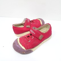 Keen kids Canvas Vulcanized sneakers size 11 EU 29 Pink Berry - $13.49