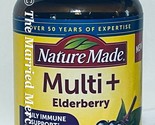 Nature Made Multi + Elderberry Daily Immune Support 60 caps 2/2025 FRESH! - £10.12 GBP