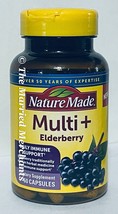 Nature Made Multi + Elderberry Daily Immune Support 60 caps 2/2025 FRESH! - $12.90