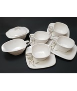 Vintage Harmony House Tea Cup Set 11 Pieces Talk of the Town Cups Saucer... - £23.35 GBP