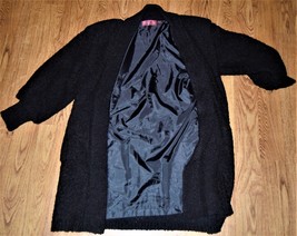 Worthington Black Open Front Tunic Cardigan Sweater Women&#39;s Size 4/6 Casual - £23.97 GBP