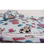 VTG ALEEN&#39;S CINNAMON STREET COWS HOT AIR BALLONS &amp; WAGONS 2 YARDS COTTON... - £14.79 GBP