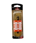 KIWI Outdoor Leather Shoelaces 72” Tan NEW Sealed Boot Laces Heavy Duty - $11.59 CAD