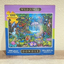 Wild Jungle 1000 Piece DOWDLE  Jigsaw Puzzle New Sealed 19-1/4” X 26-5/8” - $14.84