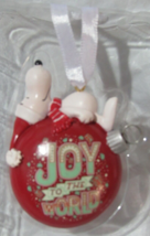 Peanuts Snoopy on Ornament &quot;JOY TO THE WORLD&quot; Christmas Ornament by Hallmark - £22.80 GBP