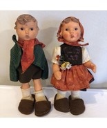 Hummel Goebel Boy Girl Dolls Hansel and Gretel￼ Vintage Fairytale ￼ - $64.34