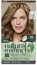  Clairol Natural Instincts Vegan Semi-Permanent Hair Color #7 Dark Blonde - £9.34 GBP