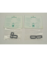 4 One Inch Loop Locks Plastic Black New - $8.90