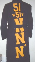 USN US Navy Academy midshipmen&#39;s bathrobe, class of 1951; SMALL, mothing... - $75.00