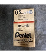 Pentel Super Hi-Polymer Lead Refills (0.5mm) Ultra Fine, H, 6 Tubes C505-HB - $3.86 CAD