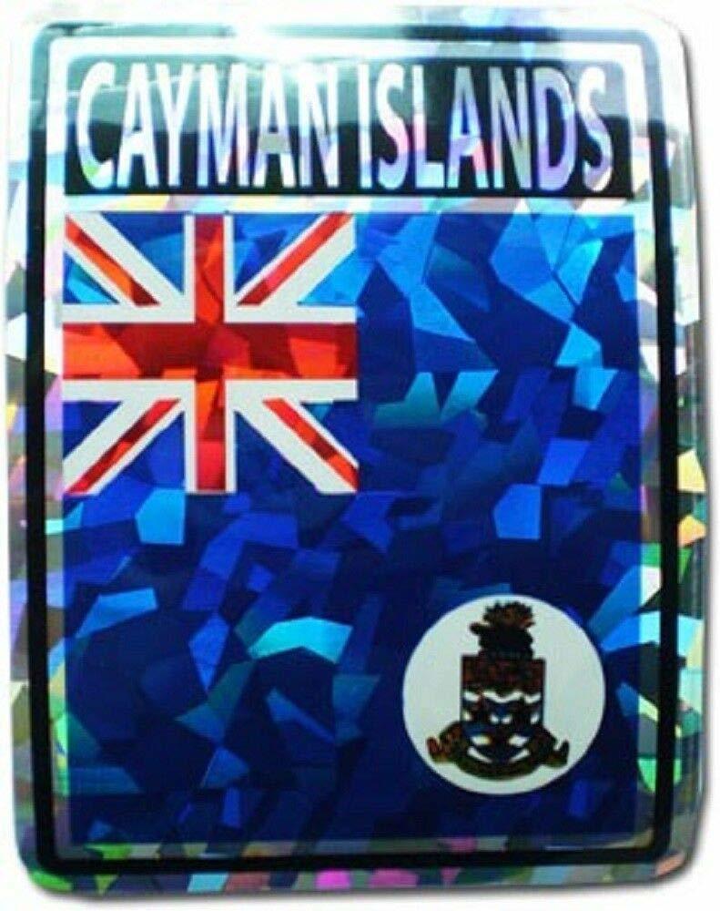 Cayman Islands Country Flag Reflective Decal Bumper Sticker - $2.88