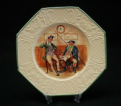 Vintage Wedgwood &amp; Co. Decorative Plate The Two Wellers Marked Stamped England - £19.35 GBP