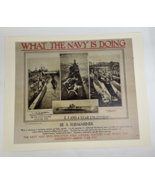 VTG 70’s US Navy Recruitment Poster “ What The Navy Is Doing ” 20 X 16 S... - £15.68 GBP