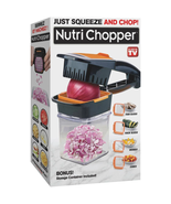 As Seen On TV ~ Nutri Chopper w/Storage Container ~ Multi Purpose Food C... - £20.58 GBP