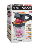 As Seen On TV ~ Nutri Chopper w/Storage Container ~ Multi Purpose Food C... - $26.18