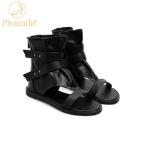 Rome sandals open toe women&#39;s shoes new flat shoes high-top fashion Korean summe - £56.39 GBP