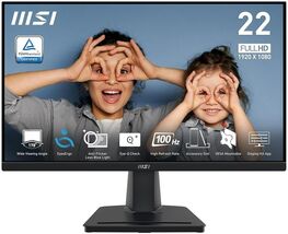 MSI - PRO MP225V - 22-inch, 1920 x 1080 (FHD) Computer Monitor - Black - $129.95