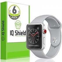 6-Pcs Screen Protector For Apple Watch 42Mm Series 3/2/1 Compatible, Iq Shield - £21.57 GBP