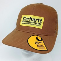 NEW Carhartt Force Rugged Outdoors Patch Mesh Trucker Snapback Cap Hat - £19.14 GBP
