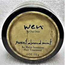 NEW! Wen by Chaz Dean "Sweet Almond Mint" Re-Moist Intensive Hair Treatment 4oz - $18.99