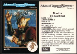 1991 TSR AD&amp;D Gold Border RPG Dungeons &amp; Dragons Fantasy Art Card #164 ~ Cleric - $6.92