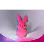 Peeps Just Born Pink Plush Bunny Rabbit Large 16” Stuffed 2023 Tags Blue... - £22.04 GBP