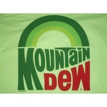Mountain Dew TNT L Woman&#39;s Tshirt Mt Rainbow Green Soda Pop Large LG - $19.99