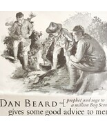 1925 Cream Of Wheat Boy Scouts Dan Beard Brewer Art Advertisement Cereal... - $909.70 MXN