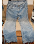 George Jeans Mens Size 33 X 32 Blue 52469 Straight Leg Denim Cotton 233Z - $446.47 MXN