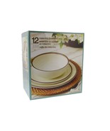 Melamine Dinnerware 12 Piece Set - Cream Color - €51,72 EUR