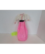 MATTEL 1982 Angel Face Barbie White &amp; Pink Dress - $6.73 CAD